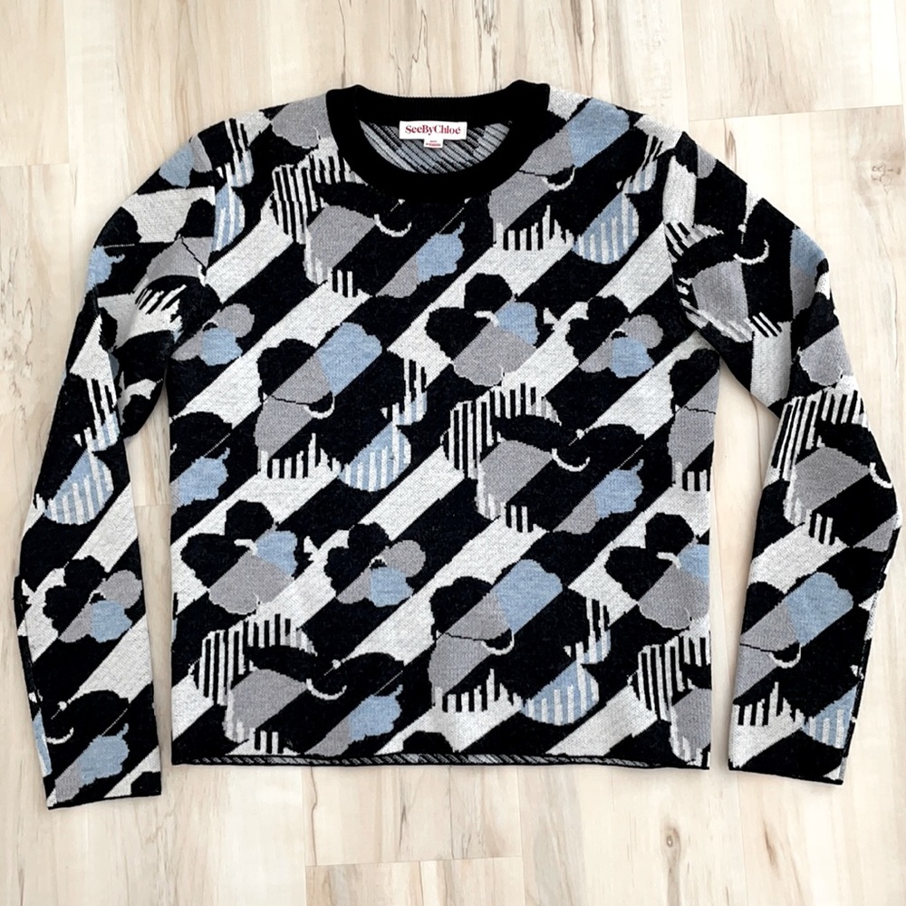 See by Chloe 100% Wool Sweater size S